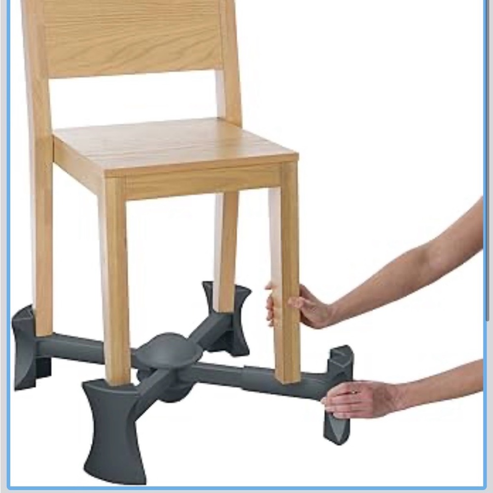 Kaboost Booster Seat for Kitchen Chair charcoal color